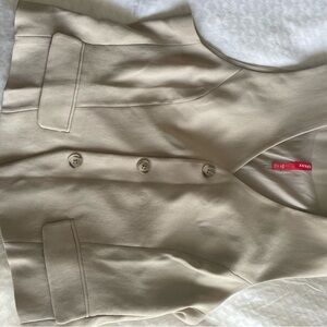 Light tan dress vest